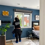 Interior window cleaning