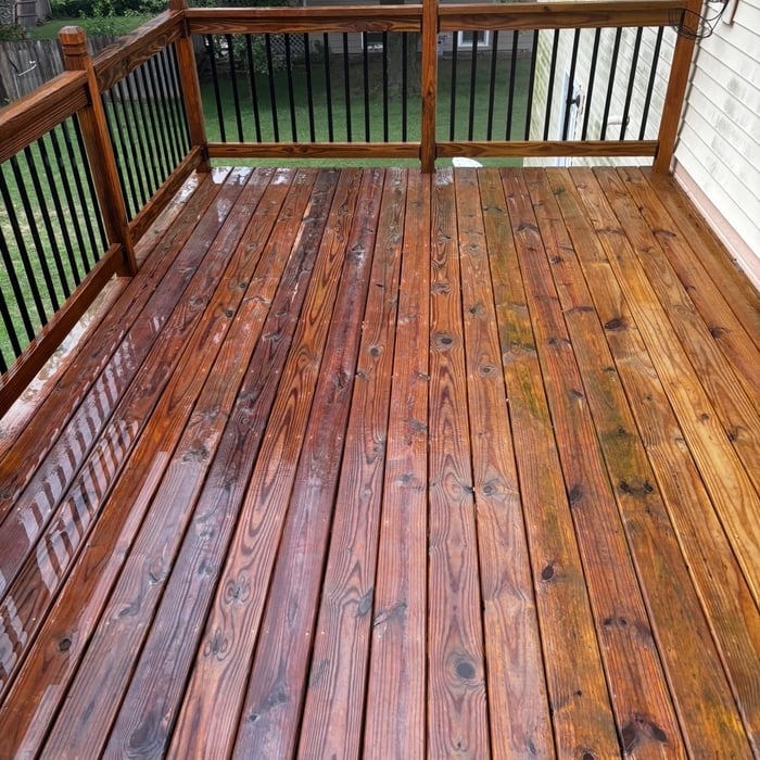 Deck cleaning