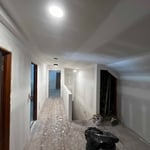 Attic drywall