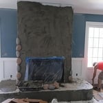 stone chimney