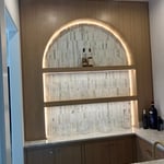 Custom oak cabinets
