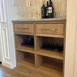Custom oak cabinets