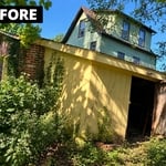 Shed demolished