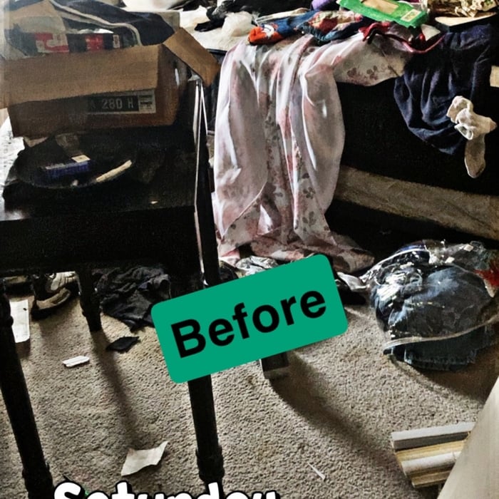 Bedroom Clean Up