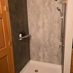 two tone shower