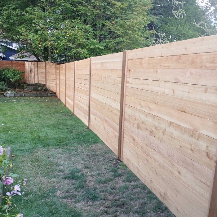 Completed fence