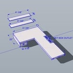 Custom built in desk