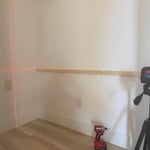 Custom built in desk