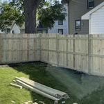 Wood Pickett Fence
