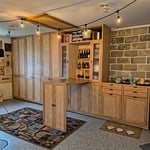 Finished cabinets