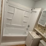 Change shower tub