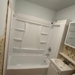 Change shower tub