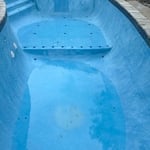 New pool plaster