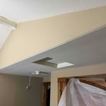 New drywall repaint