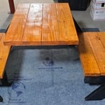 Half Picnic Table