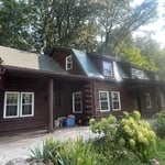 Log Home After