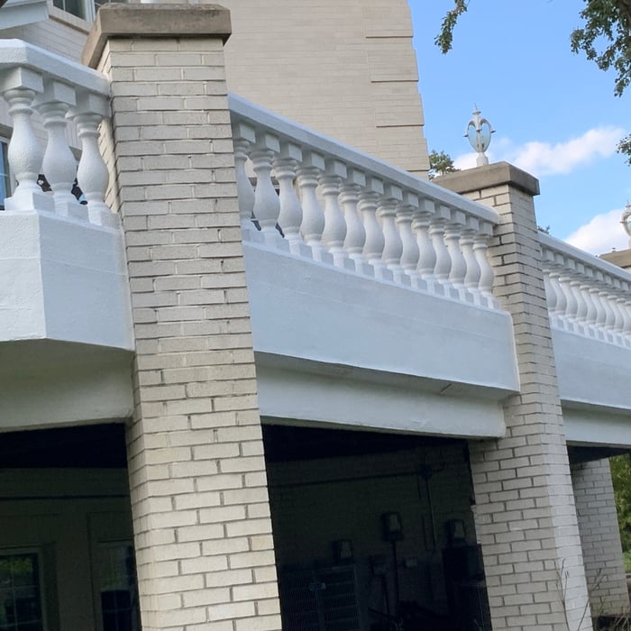 Exterior Railing Painting