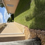 Sod, rocks ,and pavers