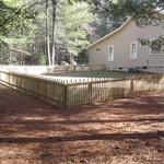 Custom Dog Yard Fence