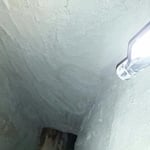 Re-parging of the smoke chamber