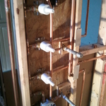 Custom shower rough in