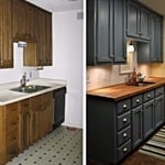 Before & After - Kitchen Cabinets