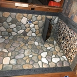 finished sone/tile work