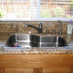 Faucet and sink install