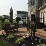 Patio and outdoor kitchen