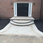 Entry landing and steps