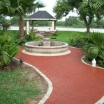 Fountain and Walkway