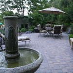 Water adds a soothing environment to a landscape