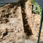 Dug the trench