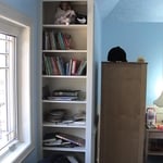 window book case