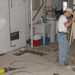 rough-in toilet/shower