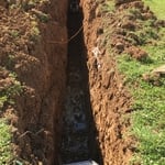 100' sewer line replacement