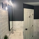 Dual marble shower