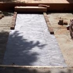 preping for walkway