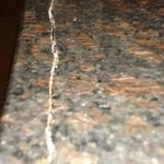 Granite counter - Cracked