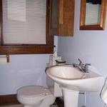 Completed powder room
