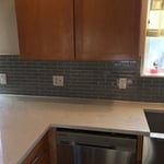Tile backsplash