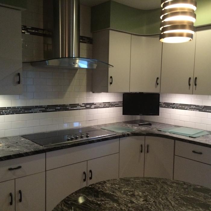 Range And Work space countertop