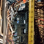 old and existing circuit breaker electrical panel