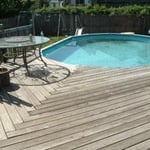 Multi Color Composite Deck Remodel