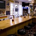 Front of the bar