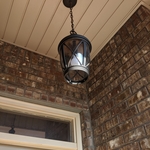 Exterior light fixture installation