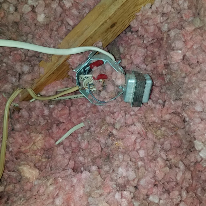 Junction box repair - before