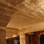 Foam in crawl space