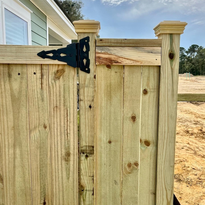 Cap and Trim with Post Caps