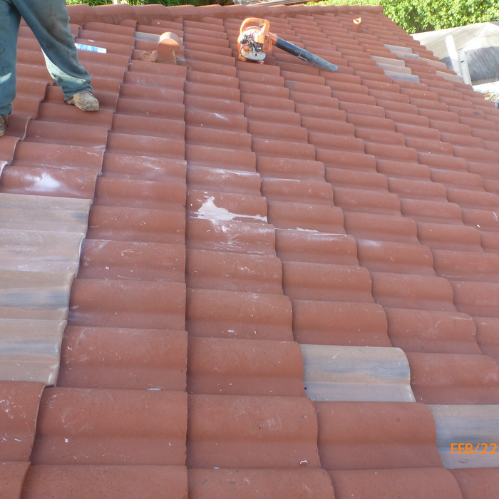 Tile roof repair